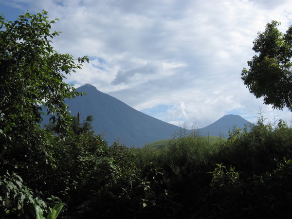 Mt Muhavura and Mt Mgahinga