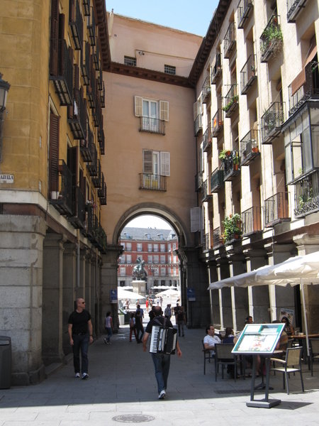 entering Plaza Mayor