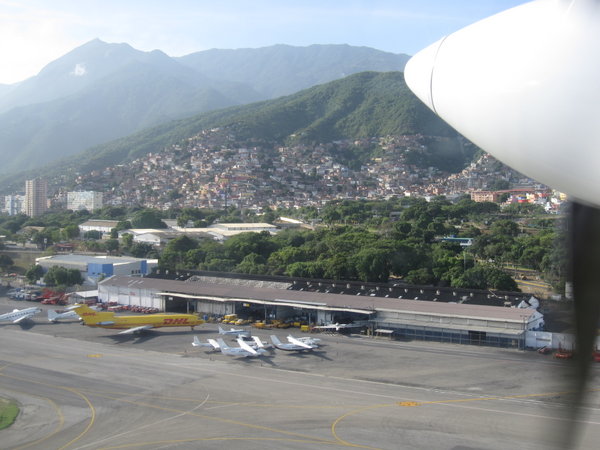 Leaving Caracas....a scary place...