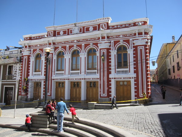 A lot of these nice buildings are all around La Paz
