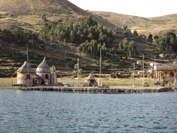 A tourist trap? Maybe...floating Island on Lake Titicaca...not really impressive...