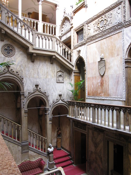 Inside the Danieli...over 500 hundred years of history! 