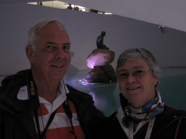 My parents at the Danish Pavillon