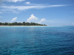 Gili Trawangan, most dive with over 25 meters visibility, nice!