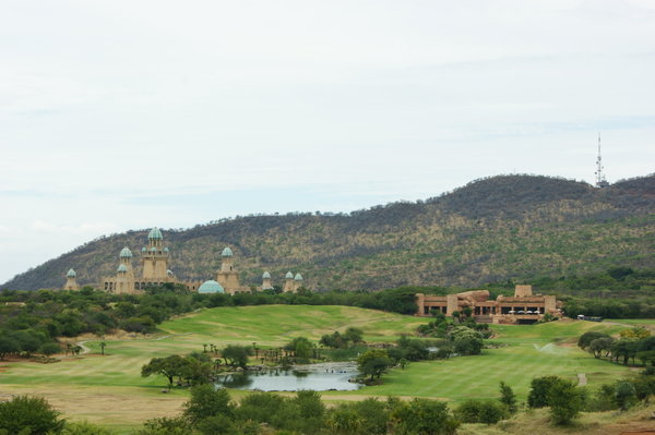 Palace of Lost City view from Lost Ciy golf course