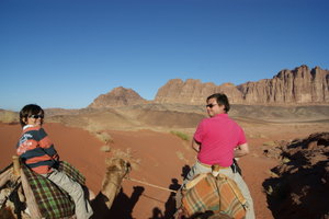 5 hours on a camel...we had a good sleep after this!