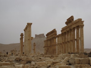 Palmyra, amazing, even with an overcast sky!