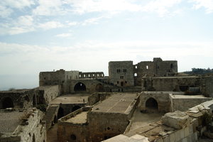 view of the inside of the fortress