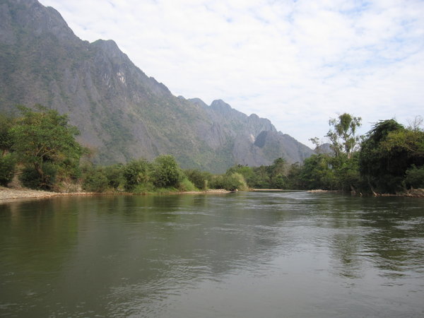 Nam Song River, 10km from Vang Vieng