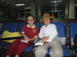 Friday evening at Saigon airport