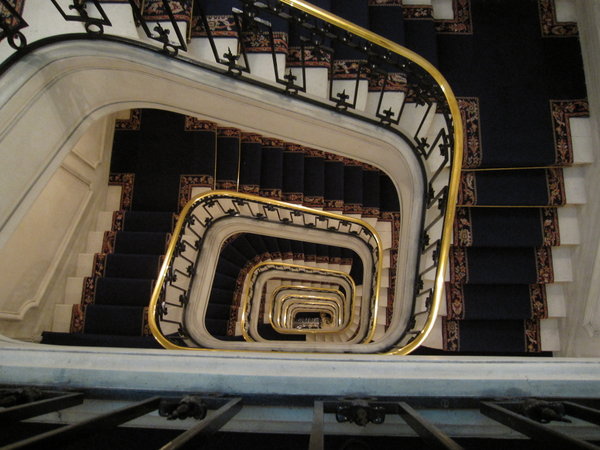 Stairs at the ritz...old fashion luxury...