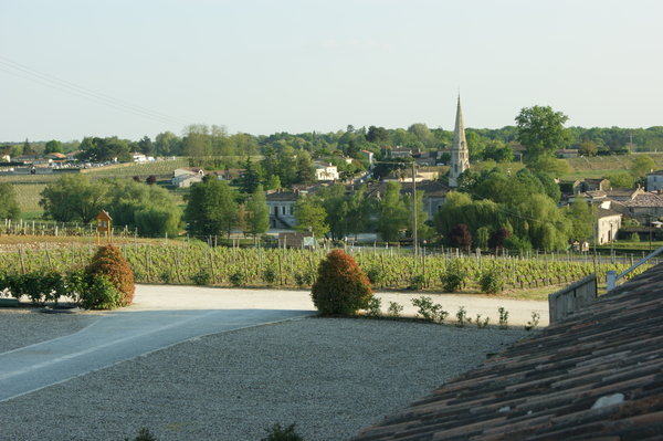 Sauternes, view from our room in the tower