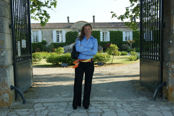 Mari, ready for a great day of visiting, some tasting, some drinking...