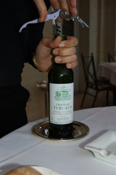 Chateau Grand Barrail, during lunch at Le Tertre, St Emilion