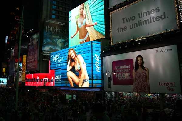 Times Square...don't believe the ads!