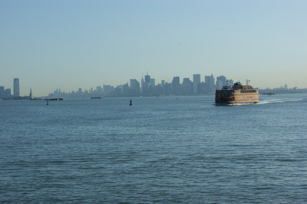 Manhattan and the Staten Island ferry