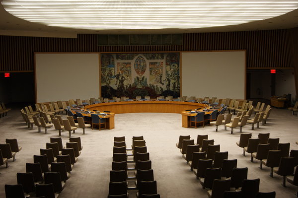 Security Council room at UN!