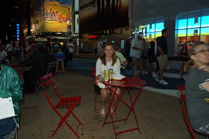 The cheapest bar in Manhattan, the free terrace on Times Square...thanks Mr Bloomberg!