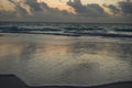Sunrise on Pink Sands beach