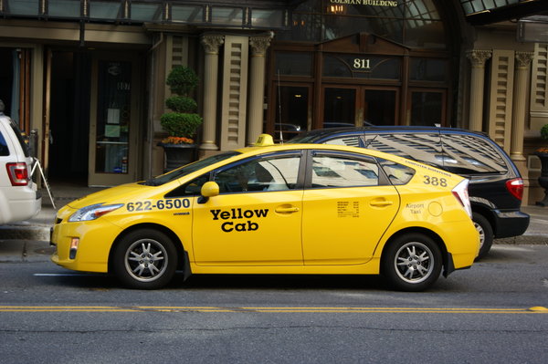 Prius...hybrid taxi...Seattle....