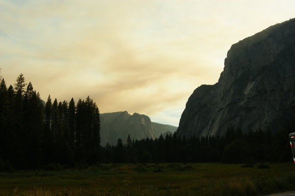 End of a beautiful day in Yosemite