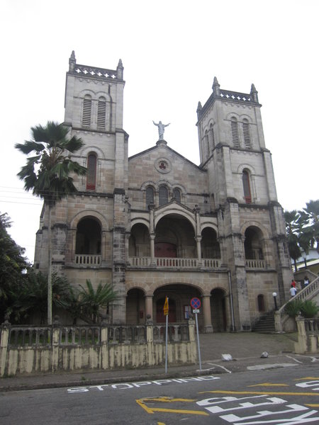 Seems to be the biggest church in Suva...Old Brit style...