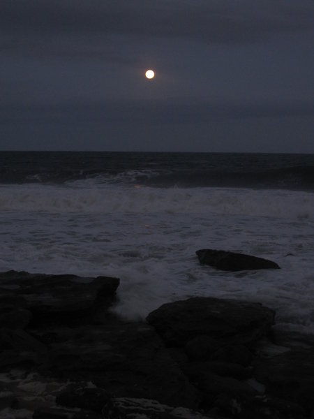 Full Moon on Shelly Beach