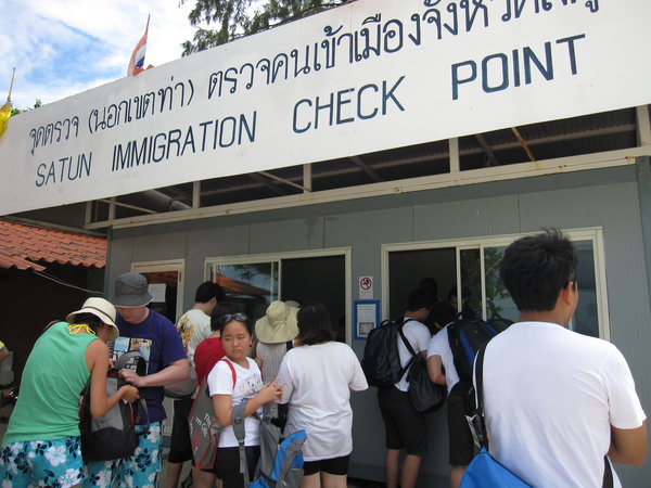 Immigration office on the beach...that's something! Welcome to Koh Lipe!