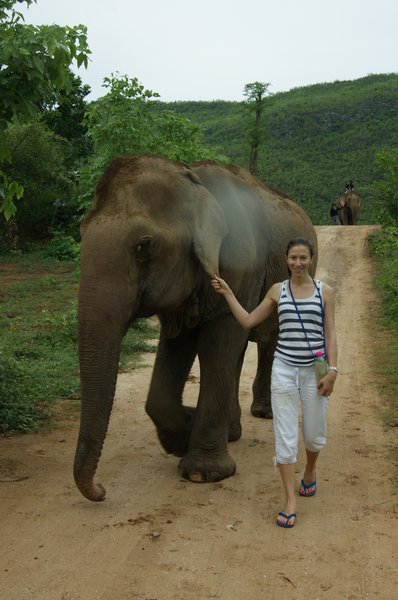 Julia....mahout for a day!