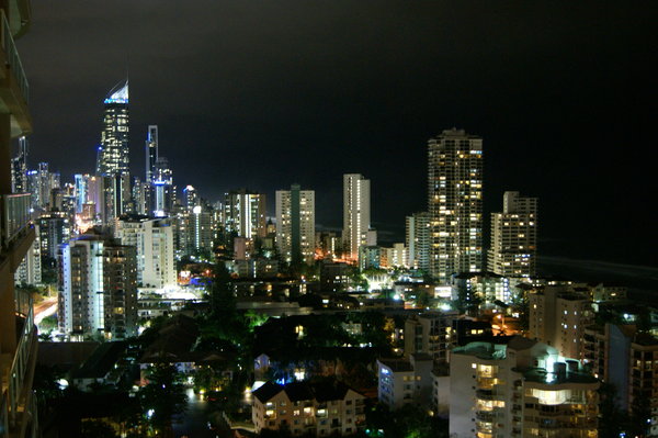 View from my balcony, Surfers Paradise