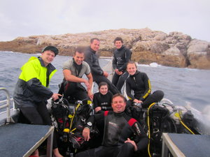 After two dives...an happy team!