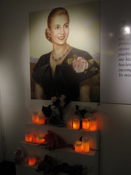 Evita, at the Evita Museum...