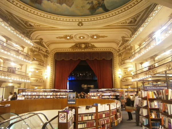 Book shop El Ateneo.....pretty impressive on Santa Fe