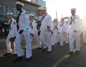 Navy cadets...