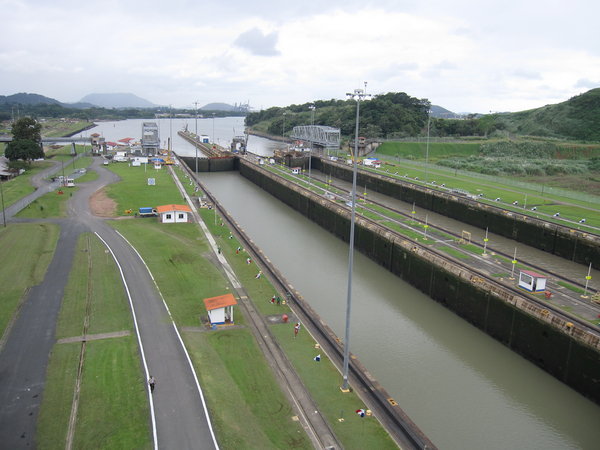 Panama Canal, Pacific side...