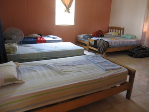 slept in this dorm for one night...no electricity, so slightly warm....