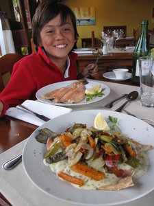 Dinner of trout....El Calafate...