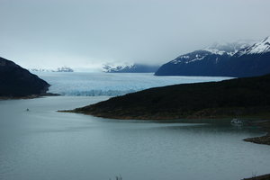 Arriving at Perito Moreno glacier...