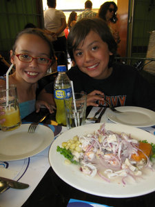 L&T first ceviche...they loved it!