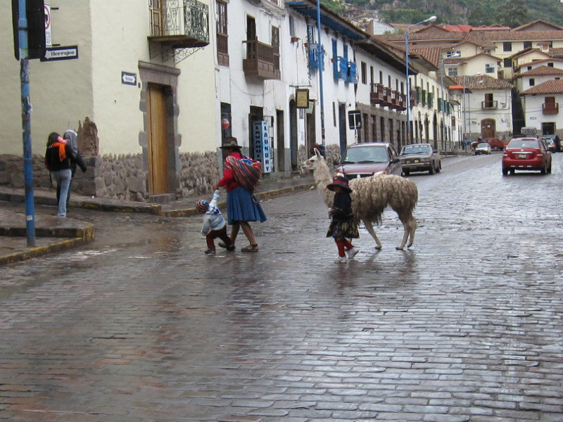 while in Cusco...