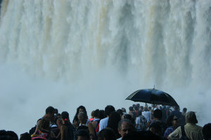 Crowd and water....