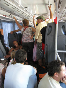 Later...more people came in the bus...