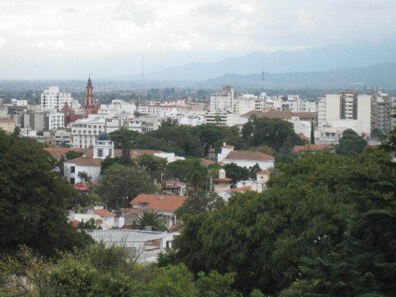 view of Salta from our room