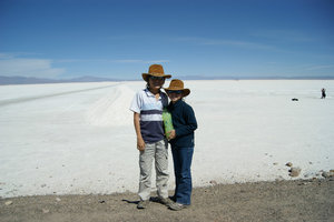 before serious fun on the salar...