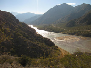 Rio Mendoza....rafting in the morning...zip-linig the afternoon...