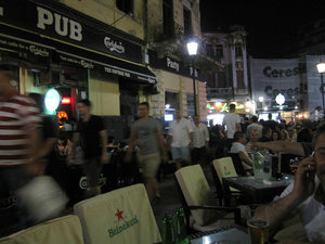 Old Town, after midnight...not a bad place for few drinks on a terrace...