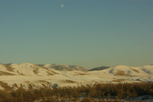 Full moon, Mongolia...
