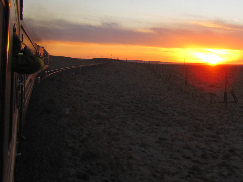 Last sunset in Mongolia...