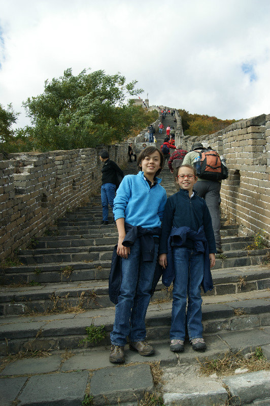 At the Great Wall!
