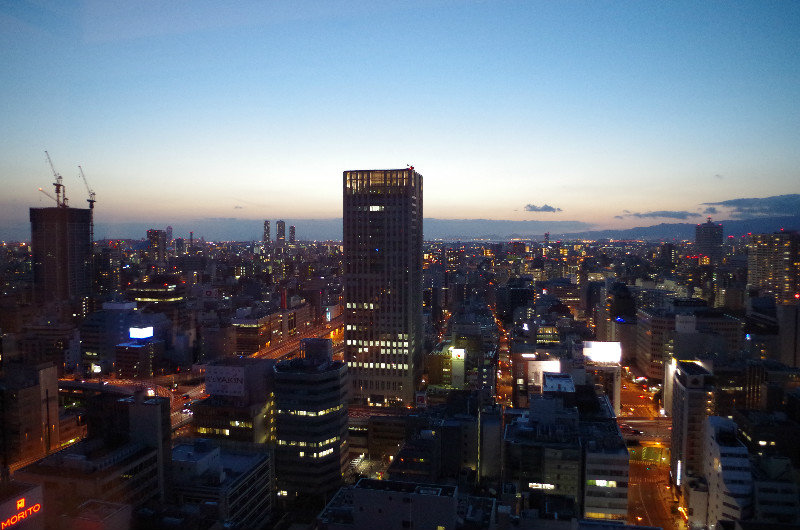 Osaka, from our room...